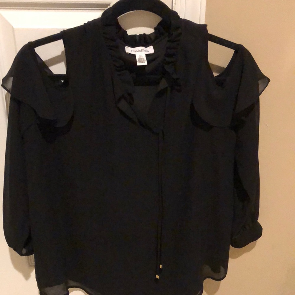 Cold Shoulder Dressy Blouse